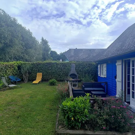 شاليه La Maison Bleue Saint-André-dʼHébertot